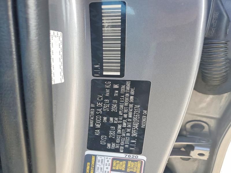 59683086 :رقم المزاد ، 3KPF54AD1PE673174 vin ، 2023 Kia Forte مزاد بيع