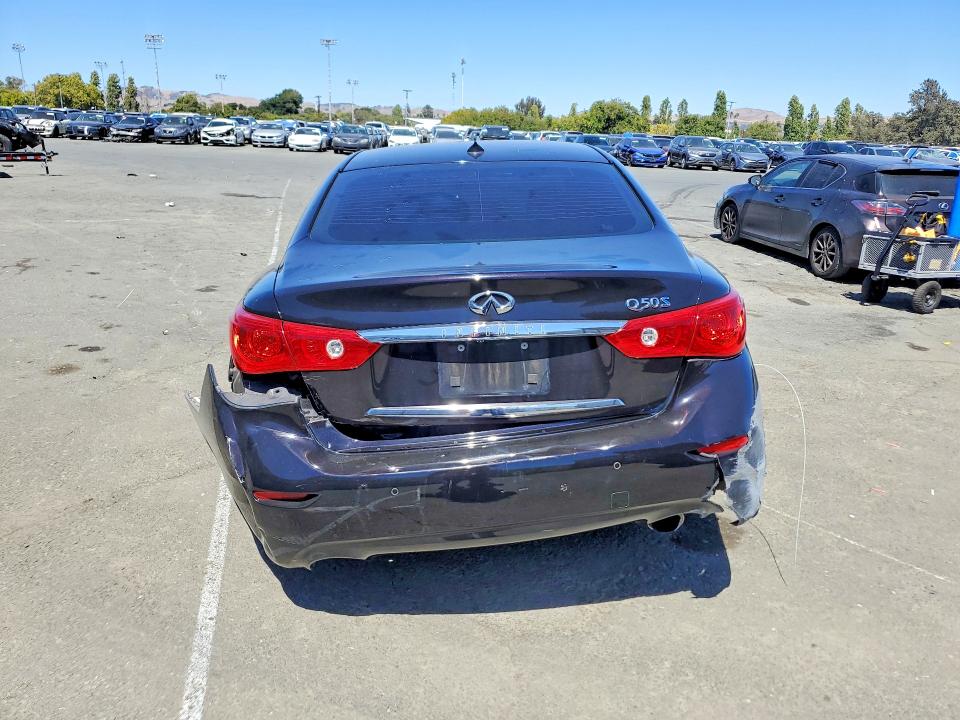 2014 Infiniti Q50 Hybrid მანქანა იყიდება აუქციონზე, vin: JN1AV7AP5EM691507, აუქციონის ნომერი: 60981026