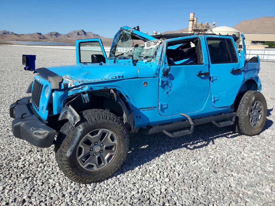 2017 Jeep Wrangler Unlimited მანქანა იყიდება აუქციონზე, vin: 1C4BJWFG7HL597218, აუქციონის ნომერი: 60077566