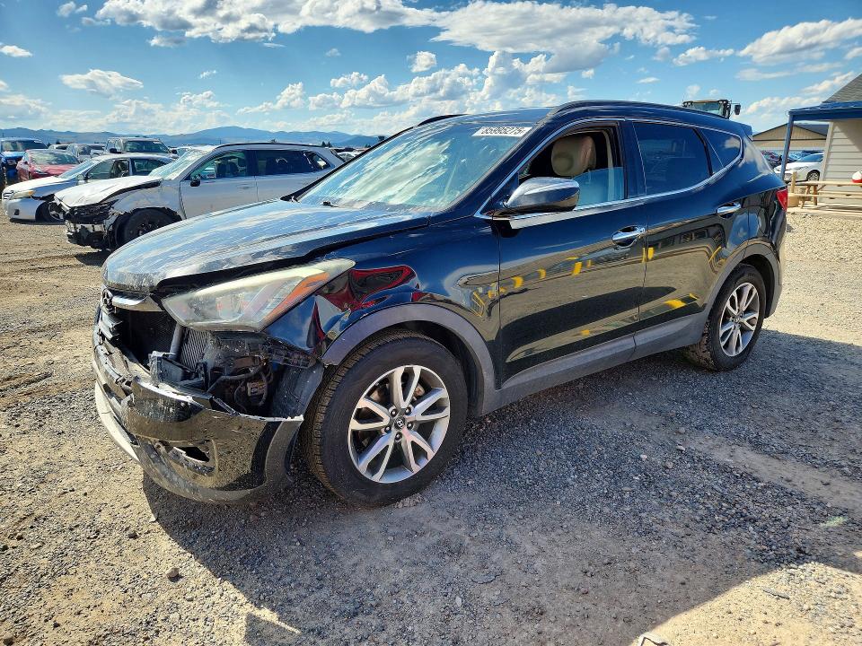 2014 Hyundai Santa Fe Sport მანქანა იყიდება აუქციონზე, vin: 5XYZU3LA5EG127054, აუქციონის ნომერი: 85995275