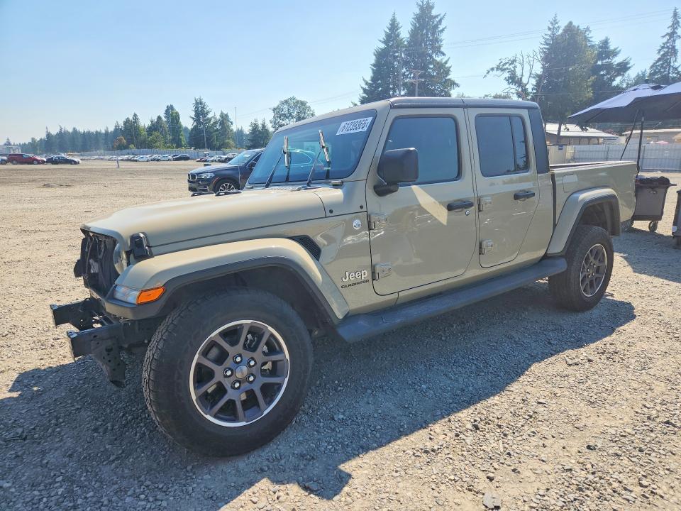 Продажа на аукционе авто 2022 Jeep Gladiator, vin: 1C6HJTFG3NL172834, номер лота: 61239366