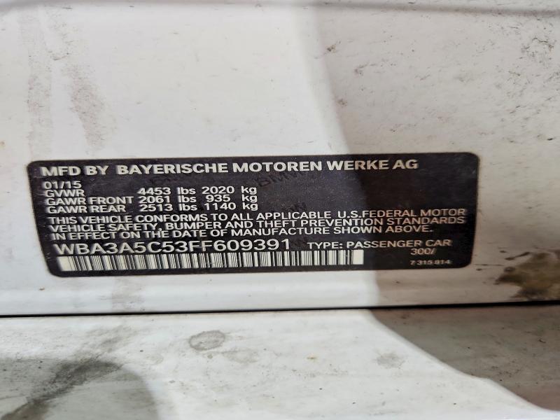 Продажа на аукционе авто 2015 Bmw 328, vin: WBA3A5C53FF609391, номер лота: 58020896