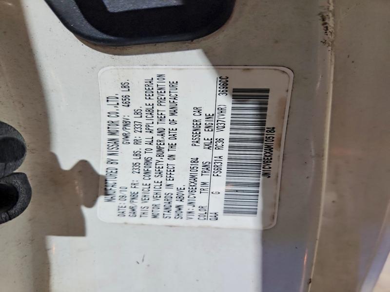 Продажа на аукционе авто 2010 Infiniti G37 Coupe, vin: JN1CV6EKXAM105184, номер лота: 61839226