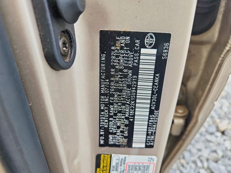 Продажа на аукционе авто 2005 Toyota Camry, vin: 4T1BE32K15U942919, номер лота: 61166086