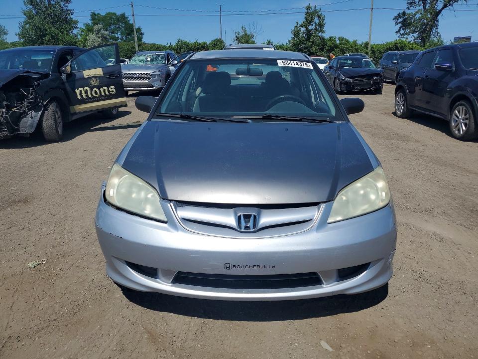 Продажа на аукционе авто 2005 Honda Civic, vin: 2HGES16355H046869, номер лота: 60414376