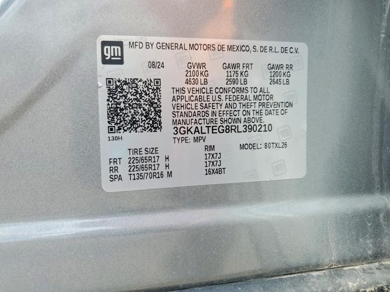 Продажа на аукционе авто 2024 Gmc Terrain, vin: 3GKALTEG8RL390210, номер лота: 62496426