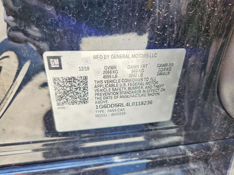 Aukcja sprzedaży 2020 Cadillac Ct4-v, vin: 1G6DD5RL4L0118236, numer aukcji: 62426446