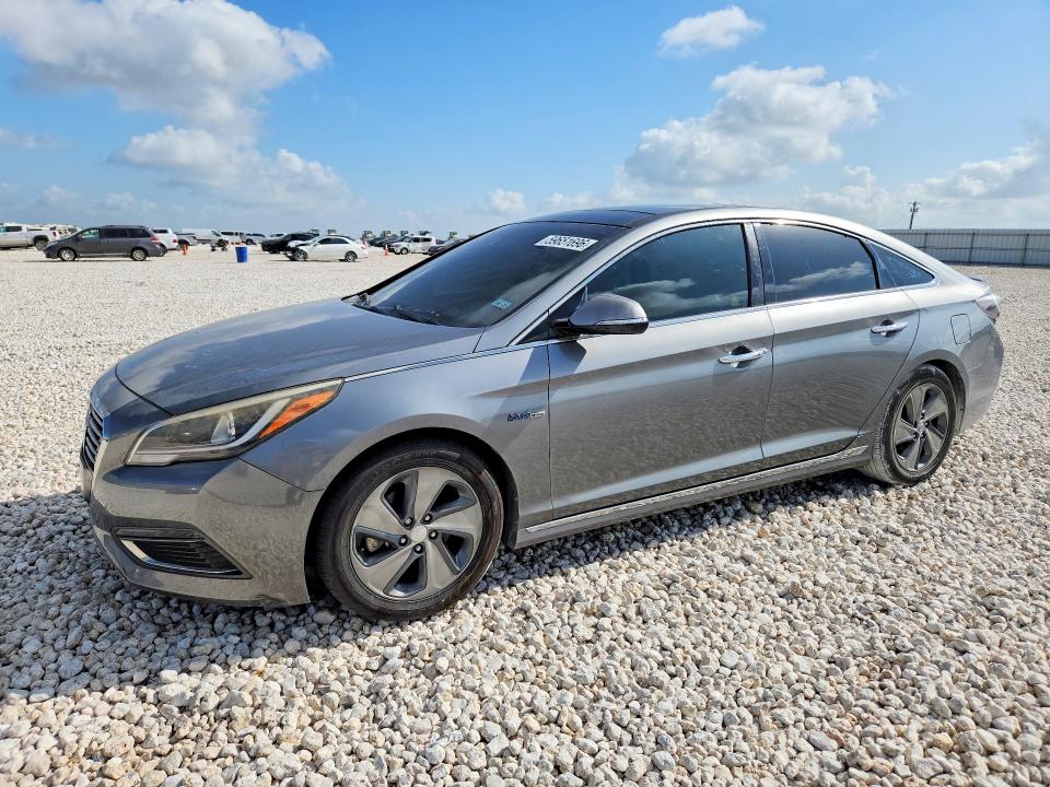 2017 Hyundai Sonata Hybrid მანქანა იყიდება აუქციონზე, vin: KMHE34L16HA056583, აუქციონის ნომერი: 59651696