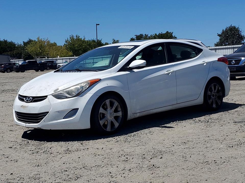 Продаж на аукціоні авто 2013 Hyundai Elantra, vin: 5NPDH4AE6DH452166, номер лоту: 62870726