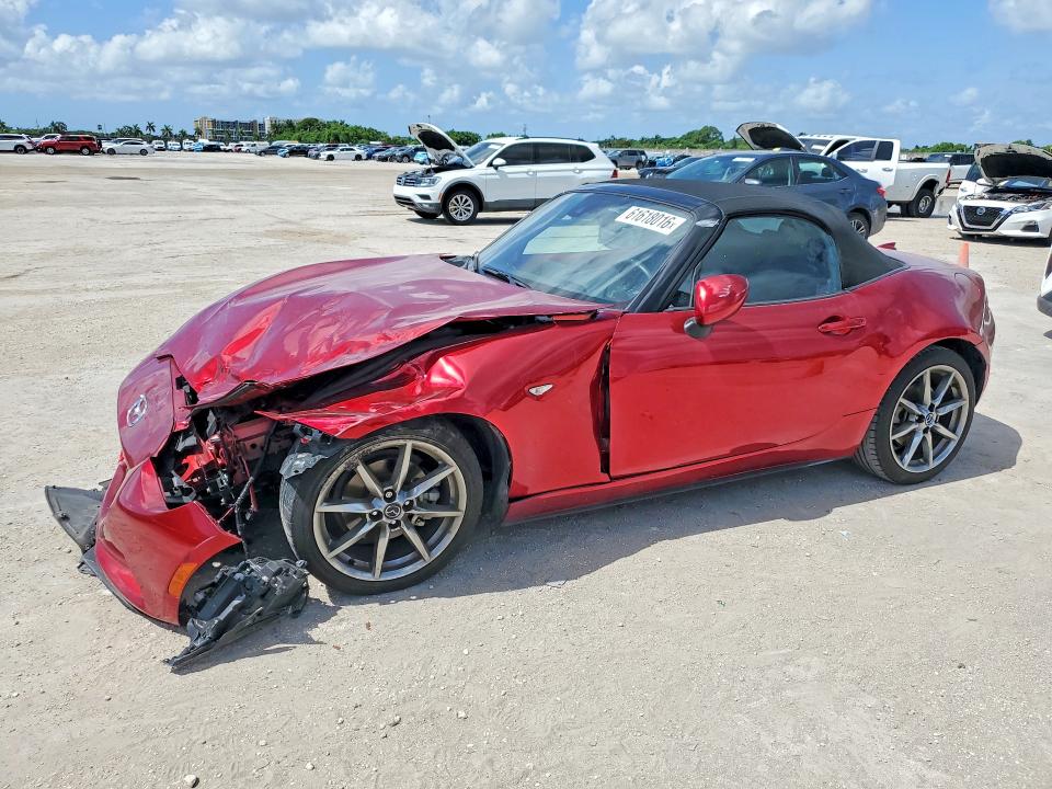 2022 Mazda Mx-5 Miata მანქანა იყიდება აუქციონზე, vin: JM1NDAD78N0504858, აუქციონის ნომერი: 61618016