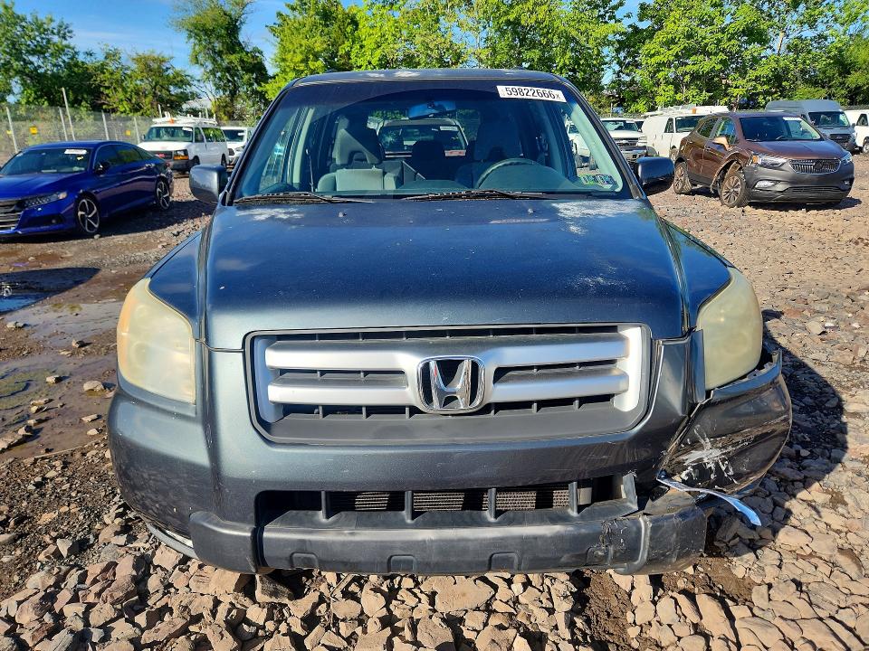 Aukcja sprzedaży 2006 Honda Pilot, vin: 5FNYF18436B006089, numer aukcji: 59822666