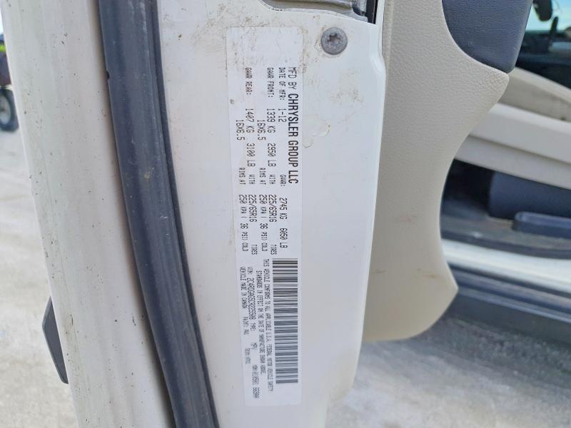 Aukcja sprzedaży 2012 Dodge Ram Van, vin: 2C4RDGAG5CR225508, numer aukcji: 63024896
