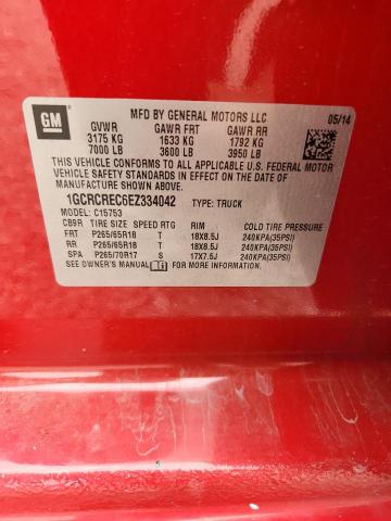 Продажа на аукционе авто 2014 Chevrolet Silverado, vin: 1GCRCREC6EZ334042, номер лота: 60412106