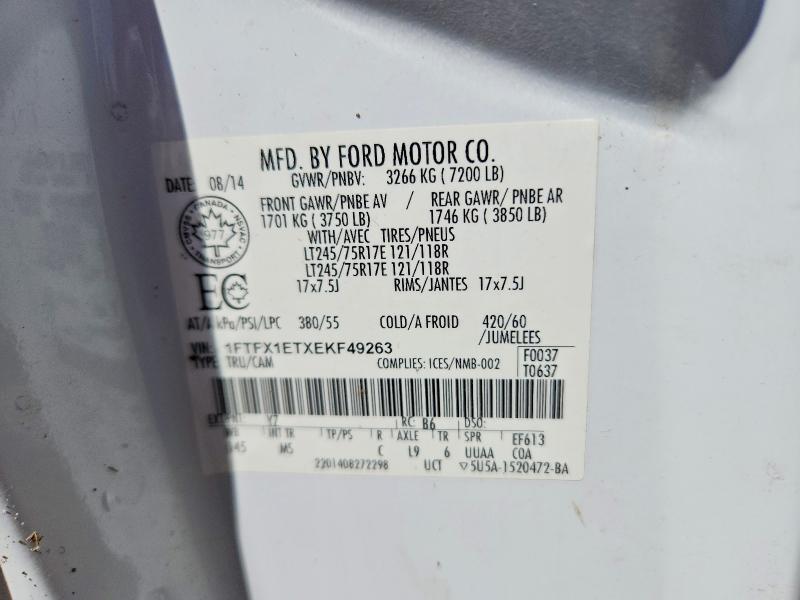 Продаж на аукціоні авто 2014 Ford F150, vin: 1FTFX1ETXEKF49263, номер лоту: 59644946