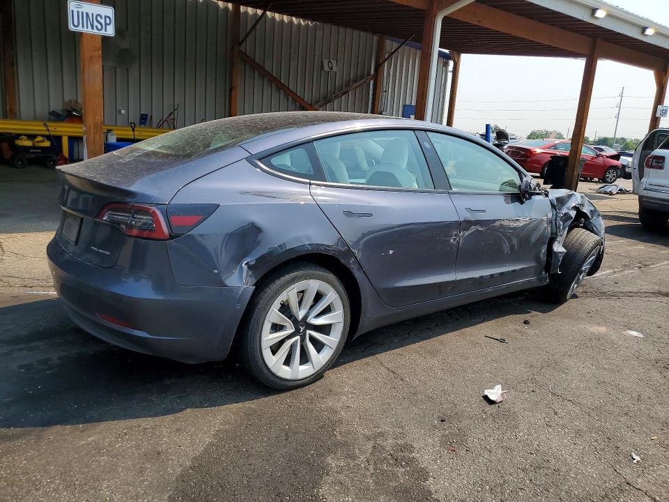 2022 Tesla Model 3 მანქანა იყიდება აუქციონზე, vin: 5YJ3E1EB8NF195644, აუქციონის ნომერი: 59846656