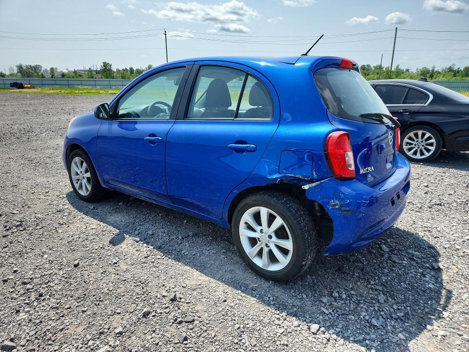 2015 Nissan Micra მანქანა იყიდება აუქციონზე, vin: 3N1CK3CP6FL268597, აუქციონის ნომერი: 62233806