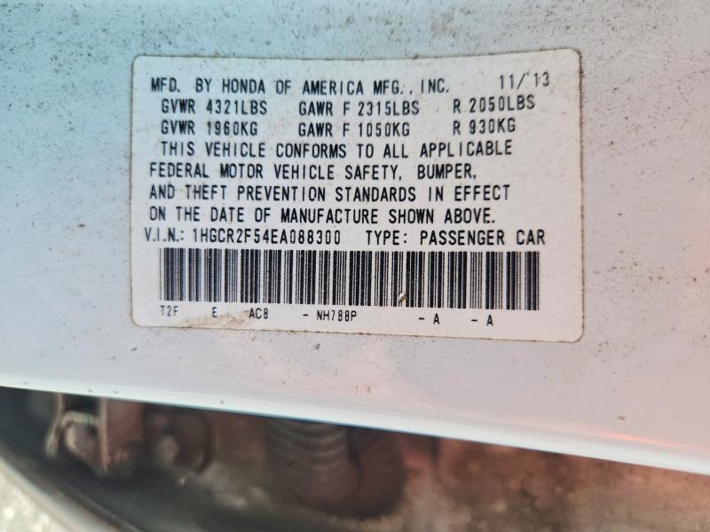 Aukcja sprzedaży 2014 Honda Accord, vin: 1HGCR2F54EA088300, numer aukcji: 63432846