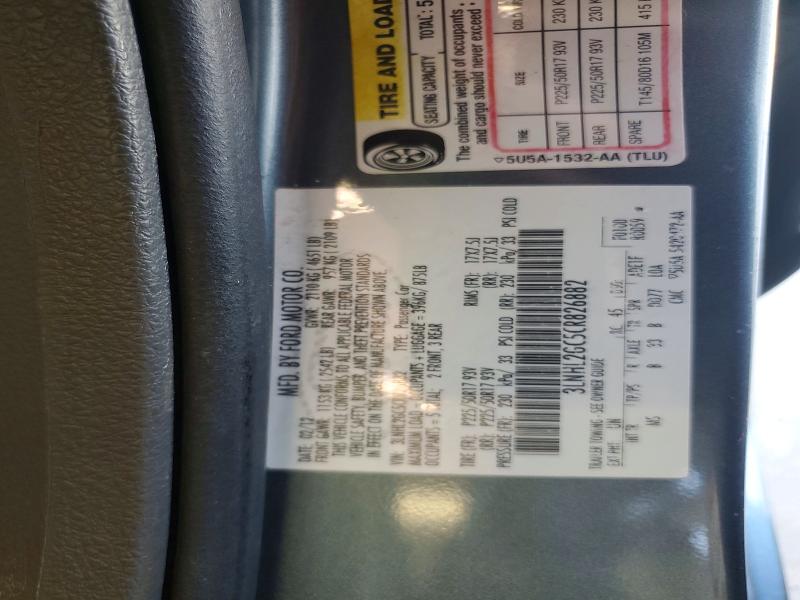 61755436 :رقم المزاد ، 3LNHL2GC5CR826882 vin ، 2012 Lincoln Mkz مزاد بيع