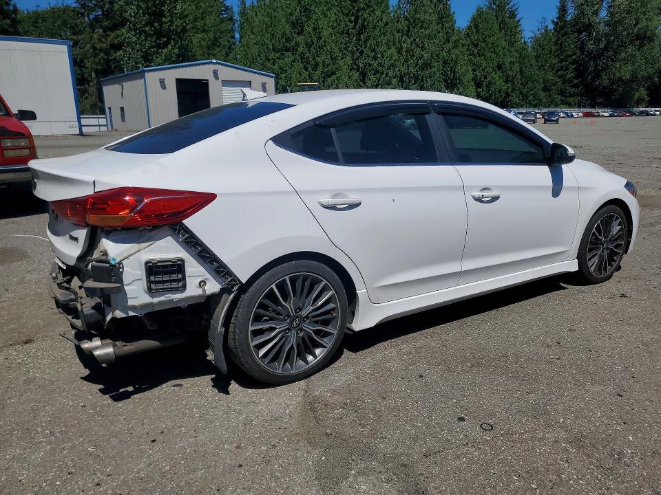 Продажа на аукционе авто 2018 Hyundai Elantra, vin: KMHD04LB4JU518608, номер лота: 59262936