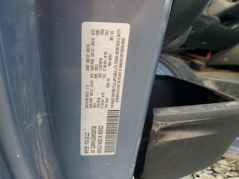 Продаж на аукціоні авто 2021 Ram Promaster 3500, vin: 3C6MRVJG5ME536138, номер лоту: 61498176