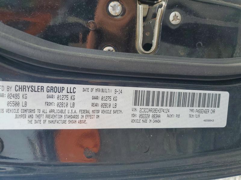 Aukcja sprzedaży 2014 Chrysler 300, vin: 2C3CCARG9EH374124, numer aukcji: 60751966