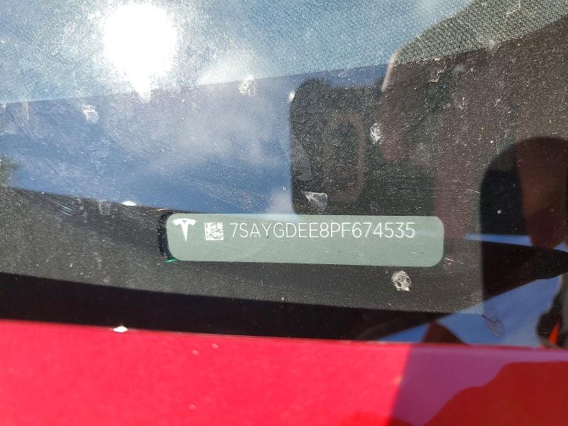 Продажа на аукционе авто 2023 Tesla Model  Y, vin: 7SAYGDEE8PF674535, номер лота: 60583836