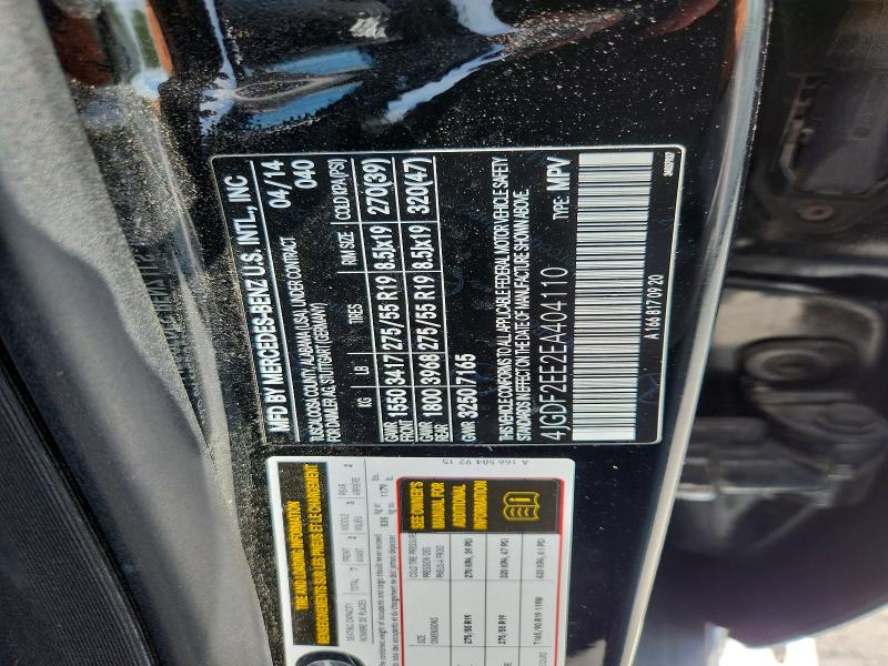 Продаж на аукціоні авто 2014 Mercedes-benz Gl, vin: 4JGDF2EE2EA404110, номер лоту: 63333486