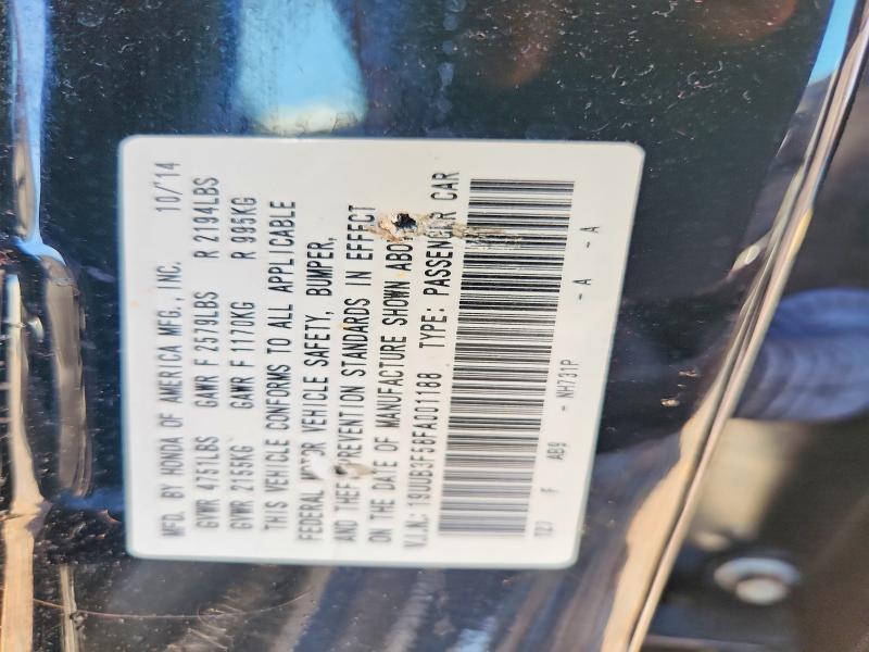 61497966 :رقم المزاد ، 19UUB3F58FA001188 vin ، 2015 Acura Tlx مزاد بيع