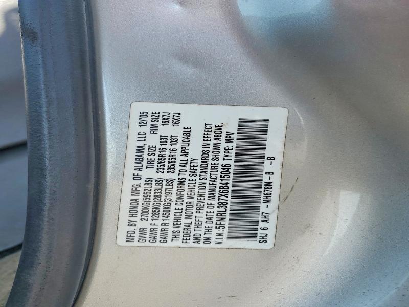 Продаж на аукціоні авто 2006 Honda Odyssey, vin: 5FNRL387X6B415046, номер лоту: 59679226