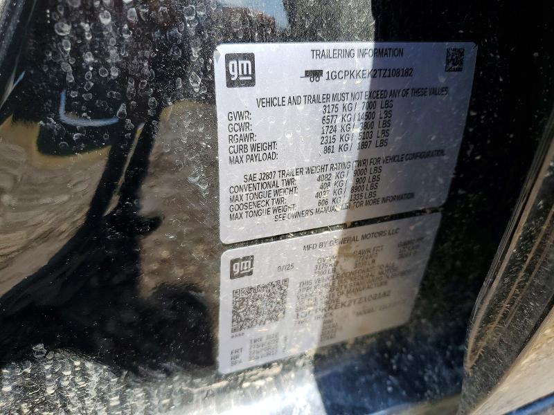 60212996 :رقم المزاد ، 1GCPKKEK2TZ108182 vin ، 2026 Chevrolet Silverado مزاد بيع