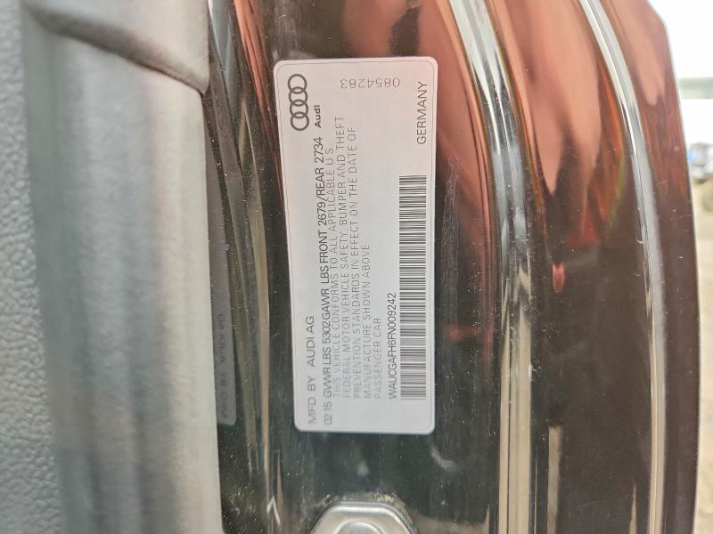 61511056 :رقم المزاد ، WAUCGAFH6FN009242 vin ، 2015 Audi S5 مزاد بيع