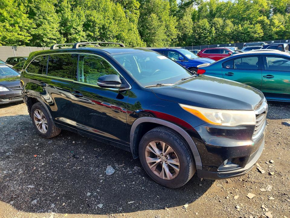 Aukcja sprzedaży 2014 Toyota Highlander, vin: 5TDBKRFHXES010415, numer aukcji: 61997126