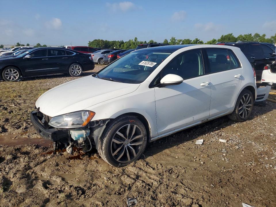 61628786 :رقم المزاد ، 3VW217AU0FM033180 vin ، 2015 Volkswagen Golf مزاد بيع
