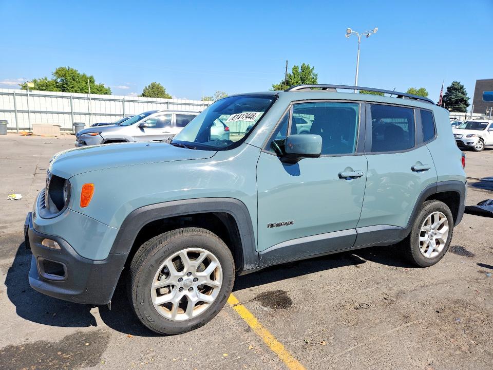 Auction sale of the 2016 Jeep Renegade, vin: ZACCJBBT4GPC86369, lot number: 61417446