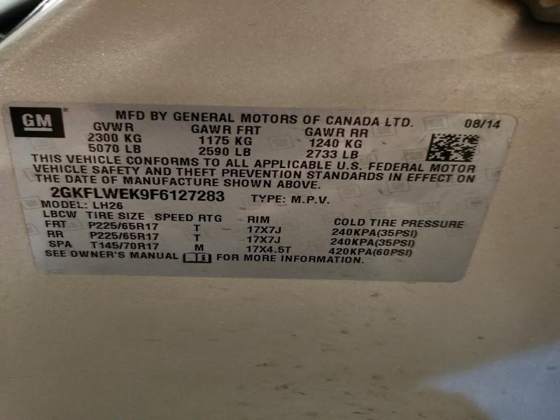 Aukcja sprzedaży 2015 Gmc Terrain, vin: 2GKFLWEK9F6127283, numer aukcji: 60739466