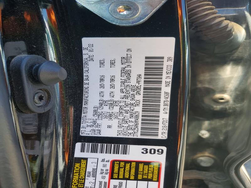 60874026 :رقم المزاد ، 3TMCZ5AN6NM480639 vin ، 2022 Toyota Tacoma Dbl مزاد بيع