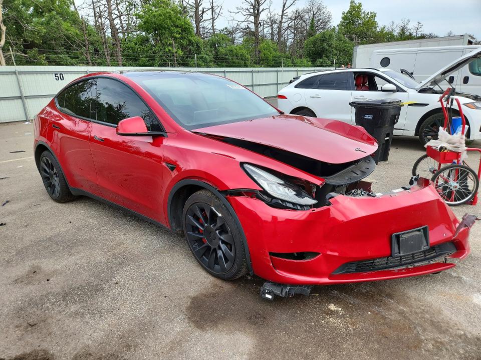 Продажа на аукционе авто 2022 Tesla Model Y, vin: 7SAYGDEE7NF342566, номер лота: 59725976