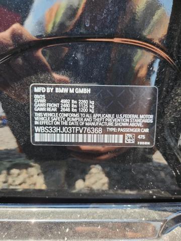 2026 Bmw M3 მანქანა იყიდება აუქციონზე, vin: WBS33HJ03TFV76368, აუქციონის ნომერი: 59661046