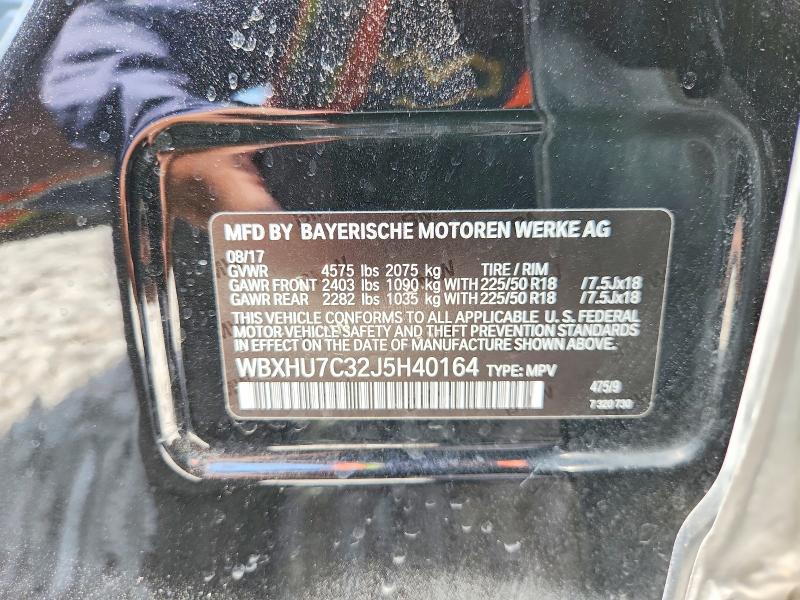Продажа на аукционе авто 2018 Bmw X1, vin: WBXHU7C32J5H40164, номер лота: 62586526