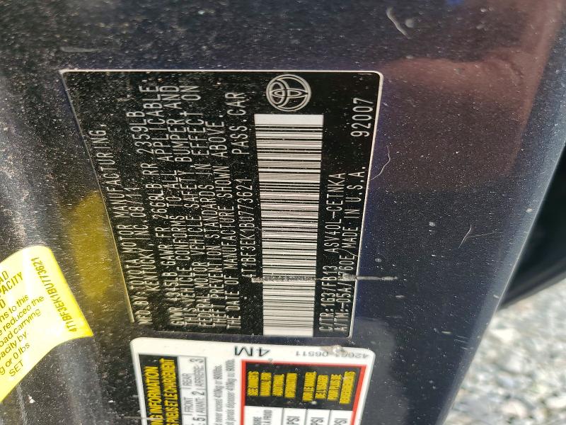 Продажа на аукционе авто 2011 Toyota Camry, vin: 4T1BF3EK1BU773621, номер лота: 62472536