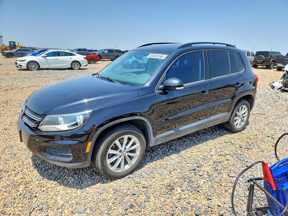 2017 Volkswagen Tiguan მანქანა იყიდება აუქციონზე, vin: WVGBV7AX0HK054845, აუქციონის ნომერი: 59892896