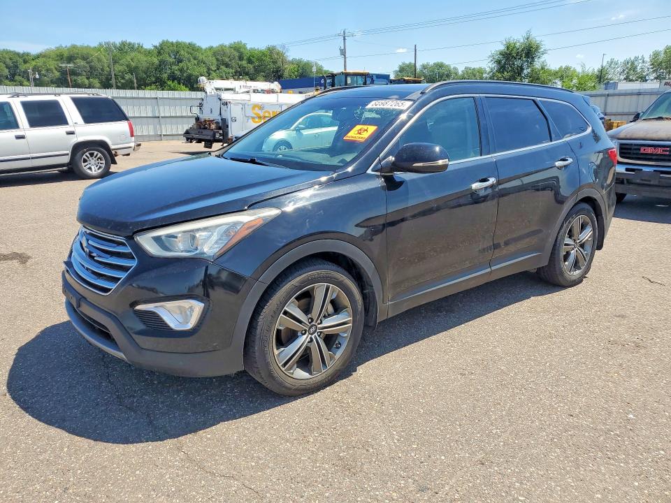 2014 Hyundai Santa Fe მანქანა იყიდება აუქციონზე, vin: KM8SRDHF0EU081284, აუქციონის ნომერი: 85987265