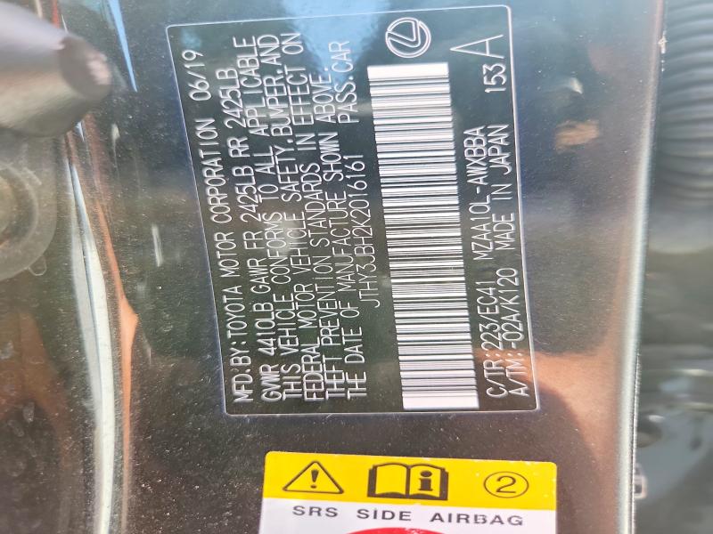 Auction sale of the 2019 Lexus Ux, vin: JTHY3JBH2K2016161, lot number: 62128856