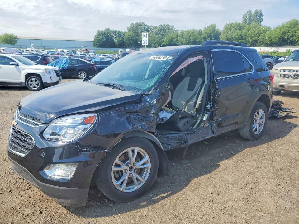 59983216 :رقم المزاد ، 2GNALCEK6G1172837 vin ، 2016 Chevrolet Equinox مزاد بيع