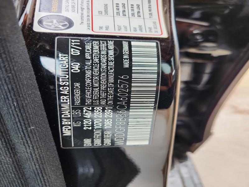 2012 Mercedes-benz C მანქანა იყიდება აუქციონზე, vin: WDDGF8BB6CA602576, აუქციონის ნომერი: 62661416