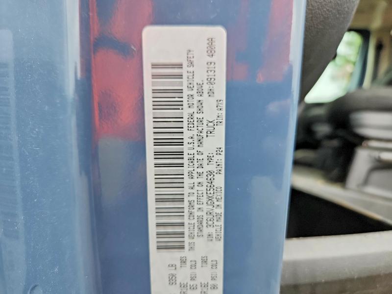 60074856 :رقم المزاد ، 3C6URVJGXKE564630 vin ، 2019 Ram Promaster 3500 مزاد بيع