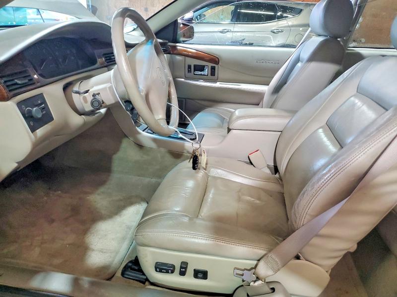 2000 Cadillac Eldorado მანქანა იყიდება აუქციონზე, vin: 1G6EL12Y7YU150779, აუქციონის ნომერი: 61595546