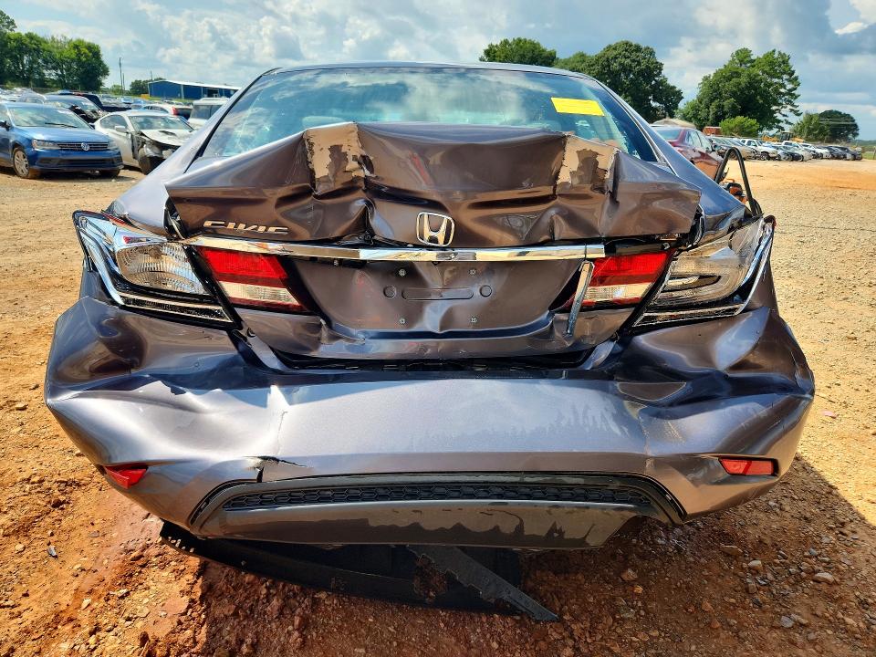 61625056 :رقم المزاد ، 19XFB2F57FE239838 vin ، 2015 Honda Civic مزاد بيع