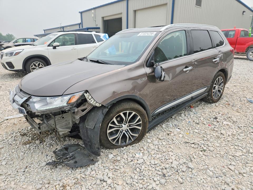 61024256 :رقم المزاد ، JA4JZ4AX1HZ006002 vin ، 2017 Mitsubishi Outlander مزاد بيع