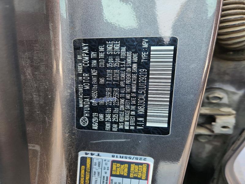 Продажа на аукционе авто 2020 Hyundai Tucson, vin: KM8J3CAL5LU129219, номер лота: 60187386
